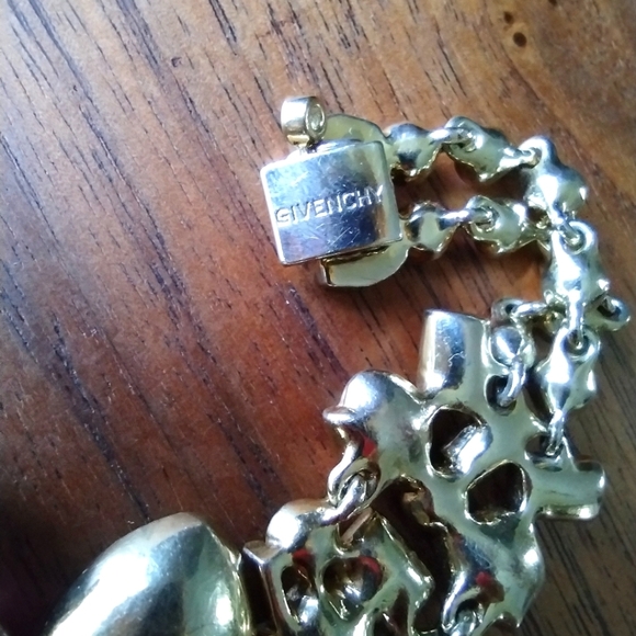 Givenchy Vintage Gold Tone Statement Bracelet - Picture 8 of 10